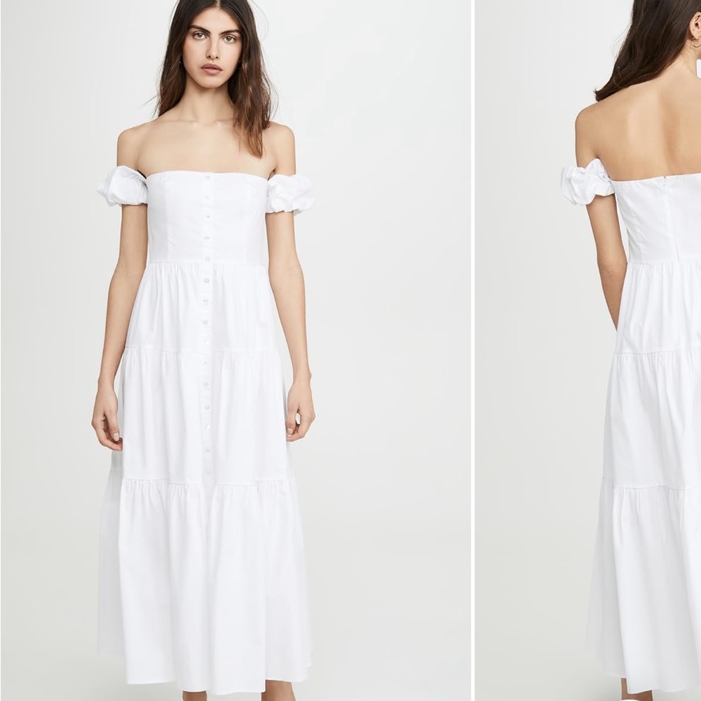 STAUD Long Elio Dress. Size 6.